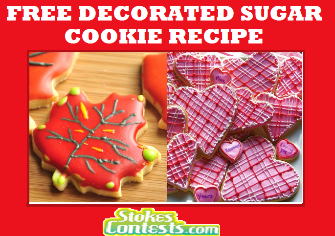 Image FREE Decorated Sugar Cookies Recipe