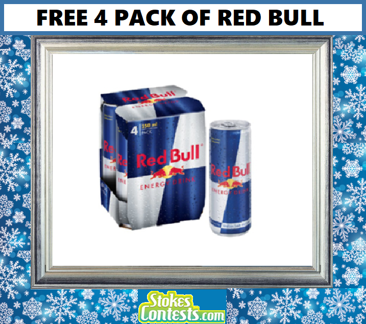 Image FREE 4 PACK of Red Bull