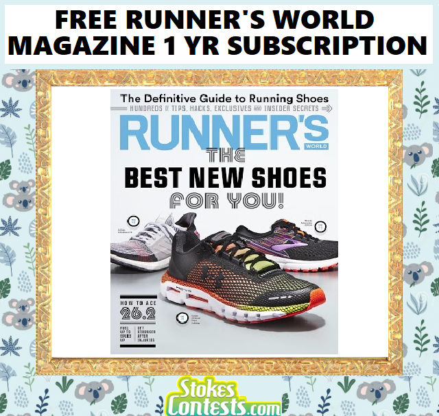 Image FREE Runner's World Magazine 1 Year Subscription