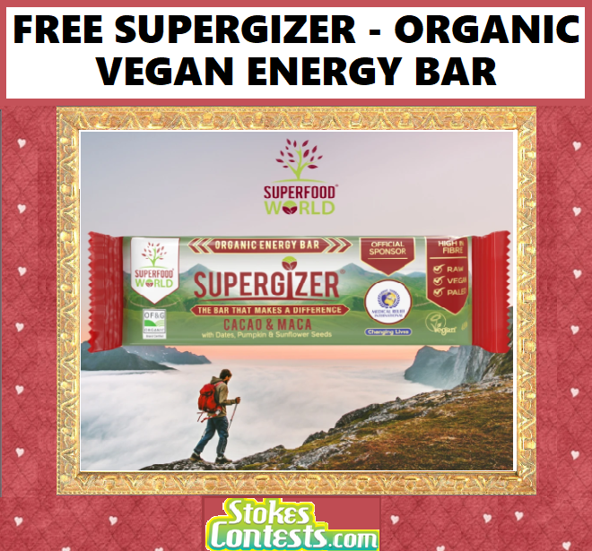 Image FREE Supergizer Organic Vegan Energy Bar