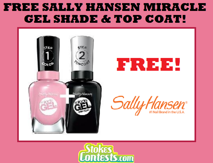 Image FREE Sally Hansen Miracle Gel Shade & Top Coat Opportunity