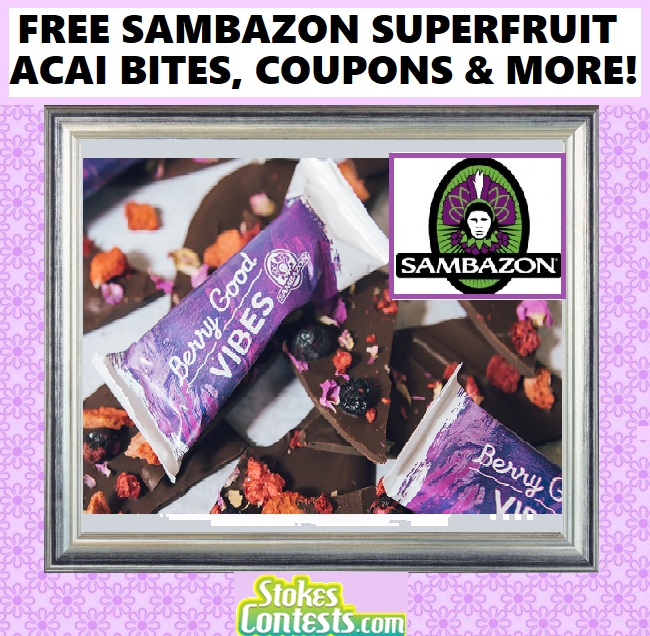 Image FREE Sambazon Superfruit Açaí Bites, Coupons & MORE!