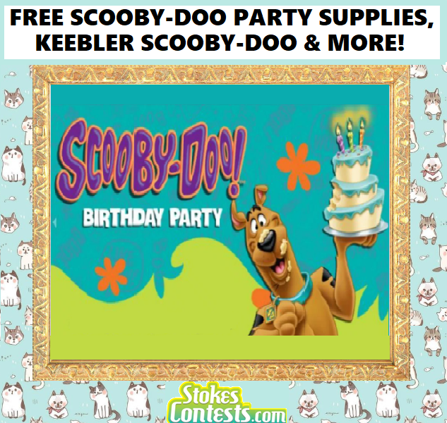 Image FREE Scooby-Doo Party Supplies, Scooby-Doo Funko-Pop, Graham Cracker Sticks & MORE!