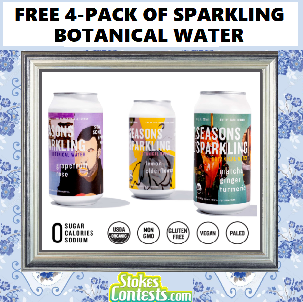 Image FREE 4-Pack of Sparkling Botanical Water