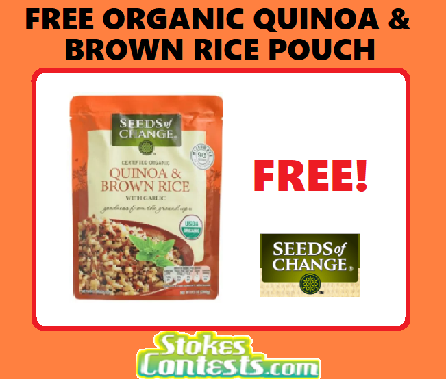 Image FREE ORGANIC Quinoa & Brown Rice Pouch