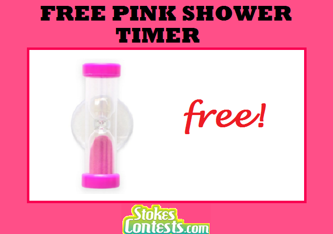Image FREE Pink Shower Timer