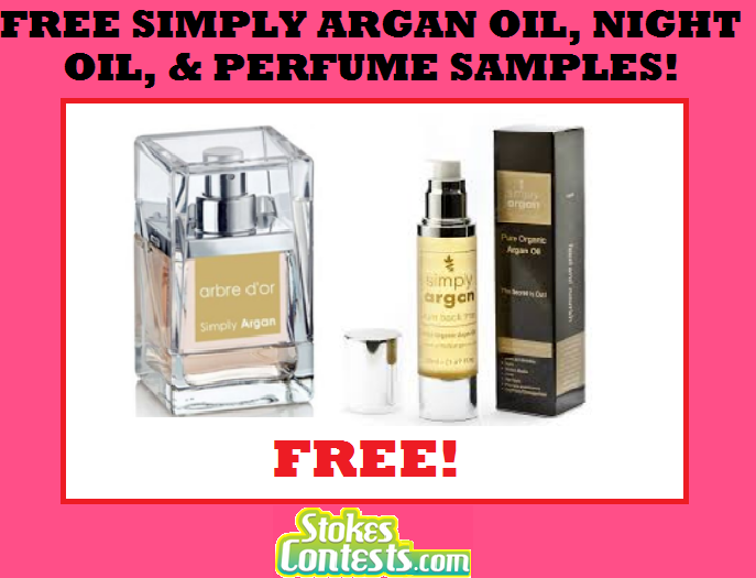 Image FREE Simply Argan Oil, Night oil & Perfume Samples!