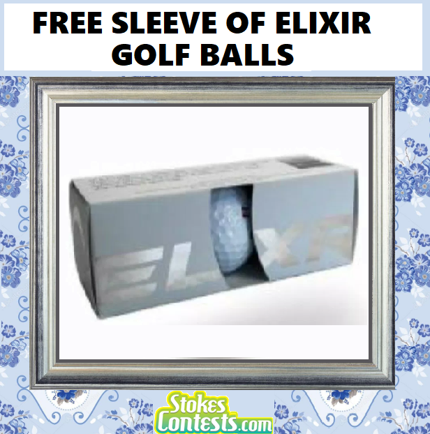 Image FREE Sleeve Of Elixir Golf Balls