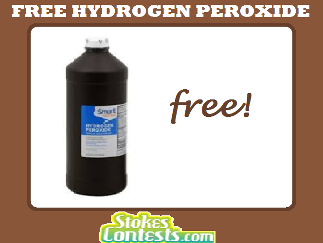 Image FREE Smart Sense Hydrogen Peroxide TODAY ONLY!