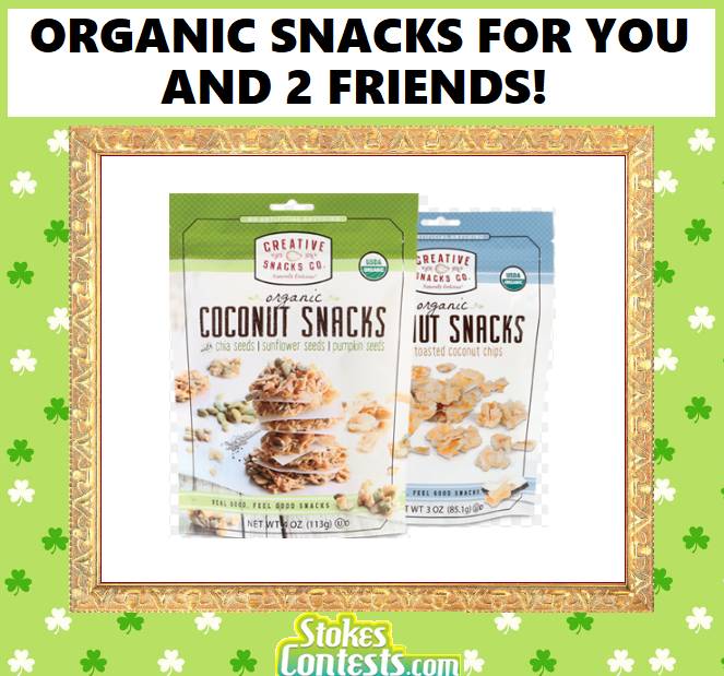 Image FREE Organic Snacks for You and 2 Friends!