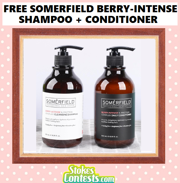 Image FREE Somèrfield Berry-INTENSE Shampoo AND Conditioner WORTH $100!