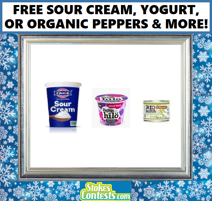 Image FREE Fage Sour Cream, Noosa Yogurt Or Rio Luna Organic Peppers, Chiles or Jalapenos