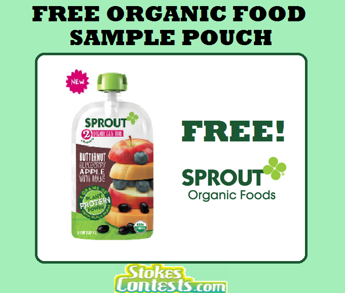 Image FREE Sprout ORGANIC Food Sample Pouch