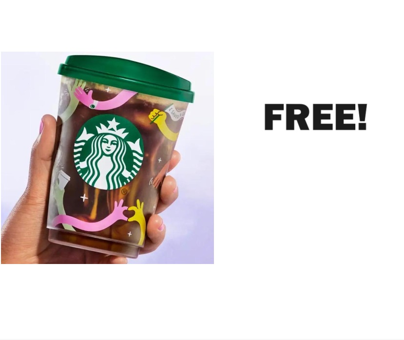 Image FREE Starbucks Reusable Cup with Purchase of Iced Drink
