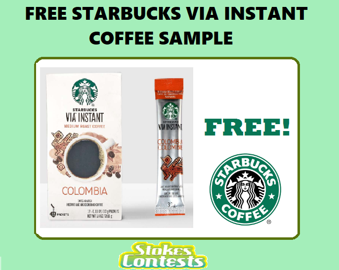 Image FREE Starbucks VIA Instant Coffee Opportunity