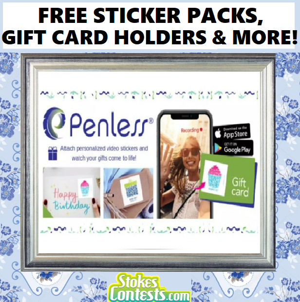 Image FREE Sticker Packs, Gift Card Holders VALUED at $165!