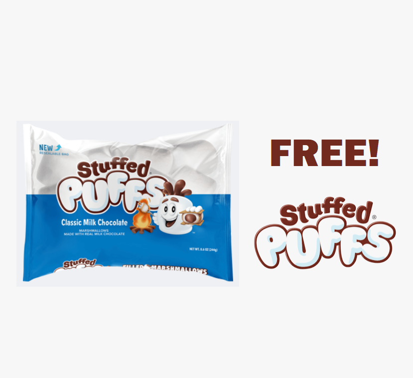 Image FREE Stuffed Puffs Filled Marshmallows
