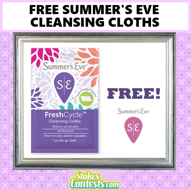 Image FREE Summer's Eve Fresh Cleansing Cloths