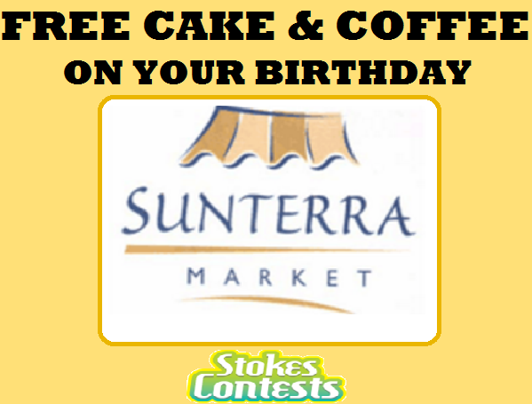 Image FREE Cake & Coffee at Sunterra Market (AB Only)