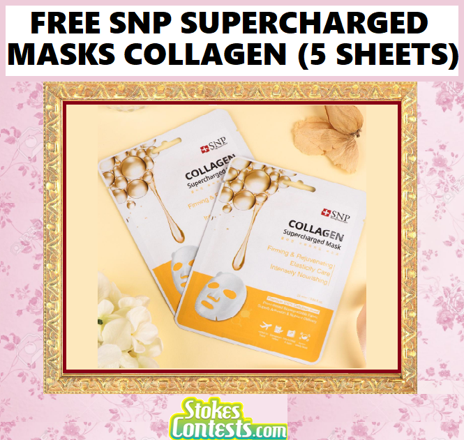 Image FREE SNP Supercharged Masks Collagen (5 Sheets)