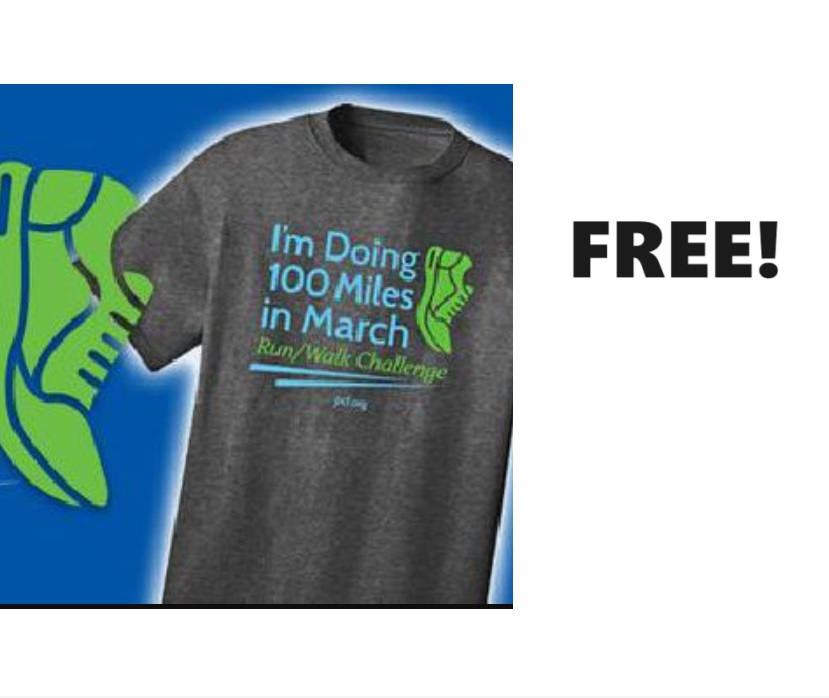 Image FREE Run/Walk Challenge T-Shirt from Prostate Cancer Foundation