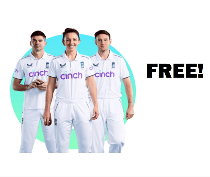 Image FREE England Cricket T-Shirt