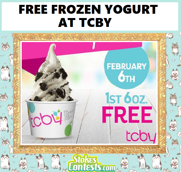 Image FREE Frozen Yogurt at TCBY!