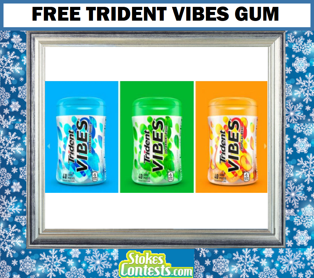 Image FREE Trident Vibes Gum