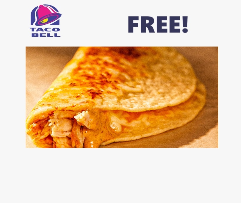 Image FREE Cantina Crispy Chicken Taco at Taco Bell! TOMORROW! 