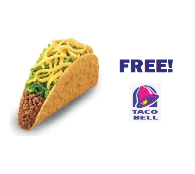 Image FREE Crunchy Taco at Taco Bell
