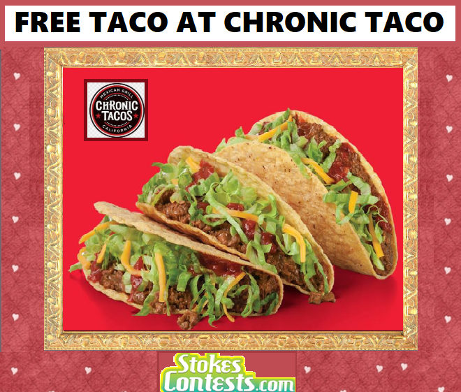 Image FREE Taco at Chronic Taco TODAY!