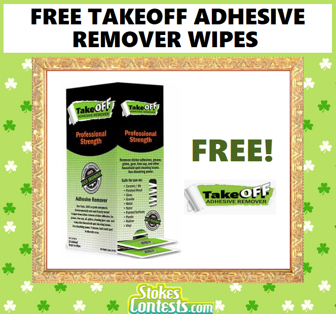 Image FREE TakeOFF Adhesive Remover Wipes