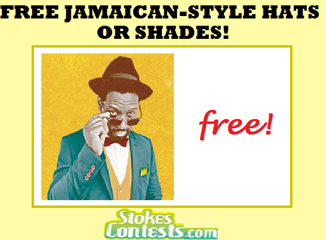 Image FREE Jamaican-Style Hats or Shades!
