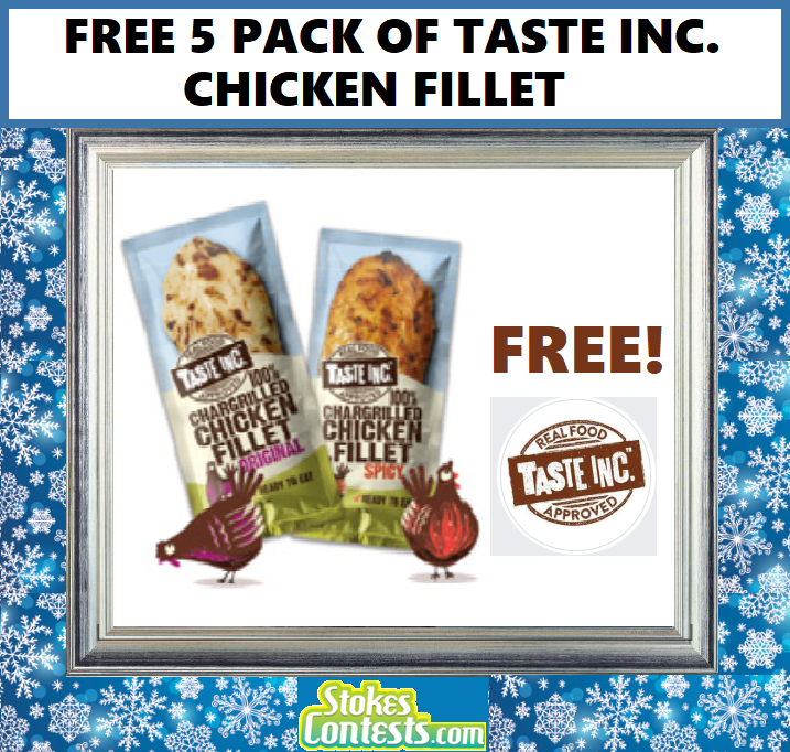 Image FREE 5 Pack of Taste Inc. Chicken Fillet