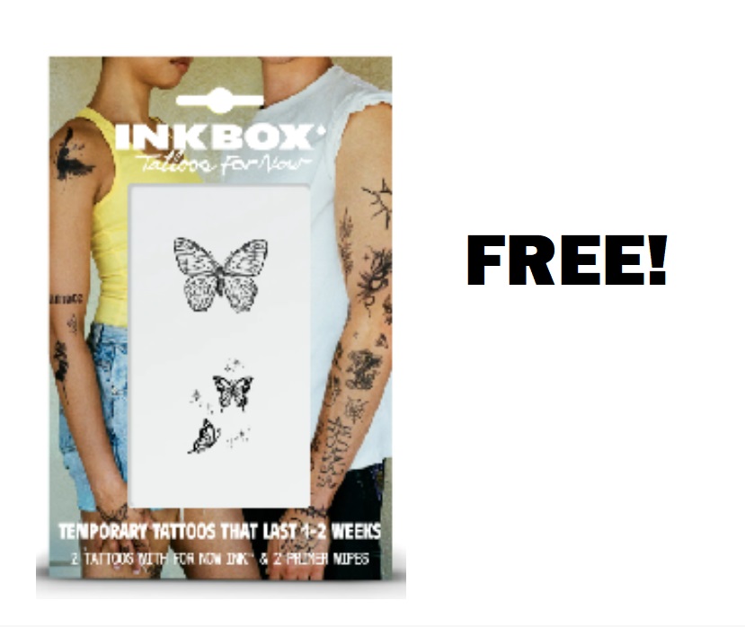 Image FREE 2-Pack of Inkbox Temporary Tattoos 