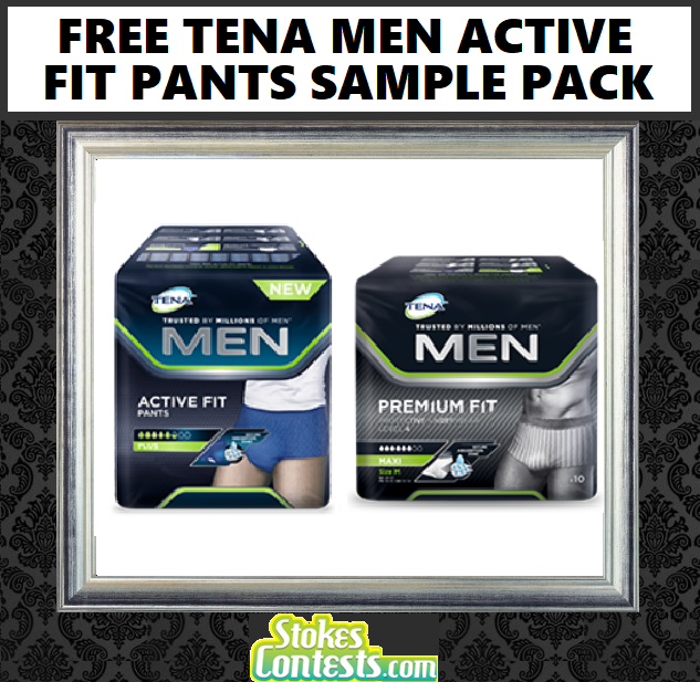 Image FREE TENA Men Active Fit Pants Sample Pack