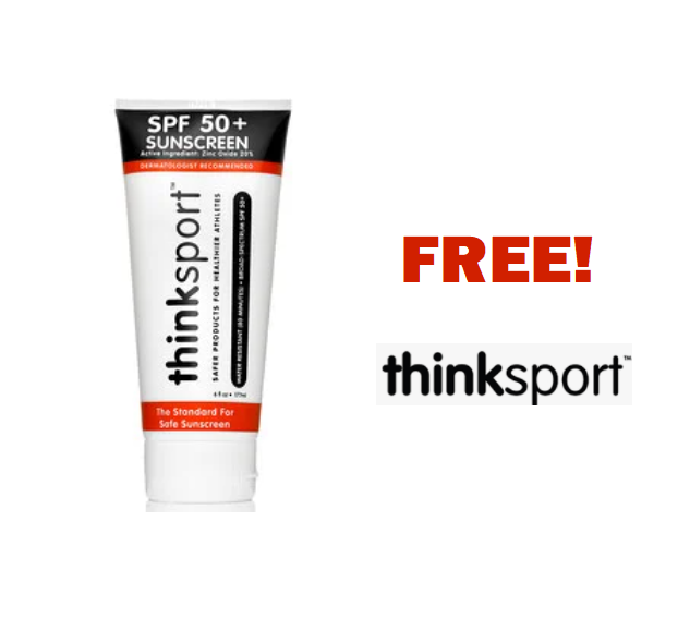 Image FREE Full Sized ThinkSport Safe Sunscreen