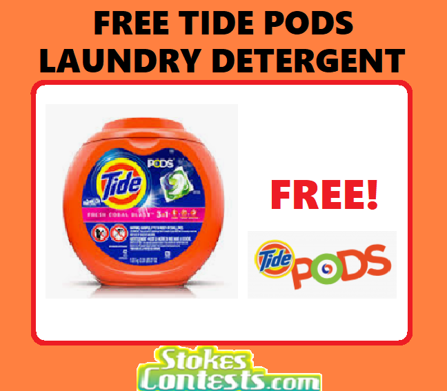 Image FREE Tide Pods Laundry Detergent