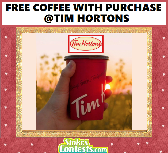 Image FREE Coffee with Purchase @Tim Hortons