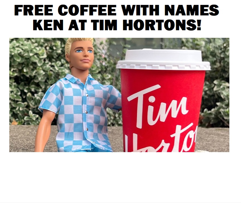 Image FREE ANY Size Coffee to People Named Ken (Kendra, Kent, Kennedy, ect.) at Tim Hortons