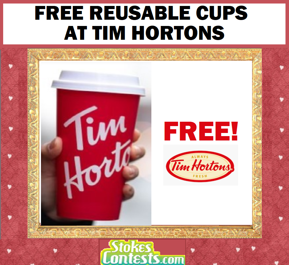 Image FREE Reusable Cups at Tim Hortons