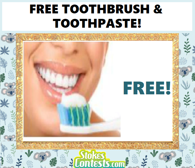 Image FREE ToothBrush & Toothpaste