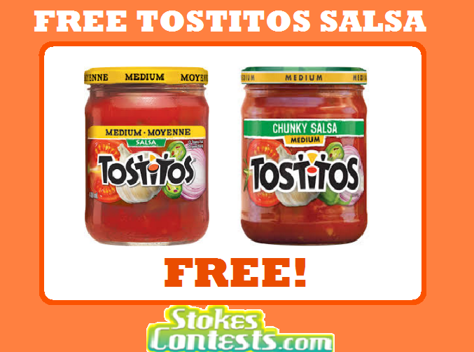 Image FREE Tostitos Salsa Jar TODAY ONLY!