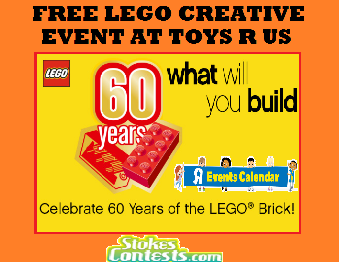 Image FREE LEGO Creative Make & Take Challenge at Toys R Us Canada TOMORROW!
