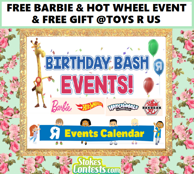 Image FREE Barbie & Hot Wheels Play Day  PLUS FREE Gift @Toys R Us