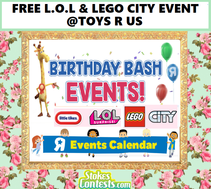 Image FREE L.O.L Unboxing & LEGO City Make & Take Events @Toys R Us!