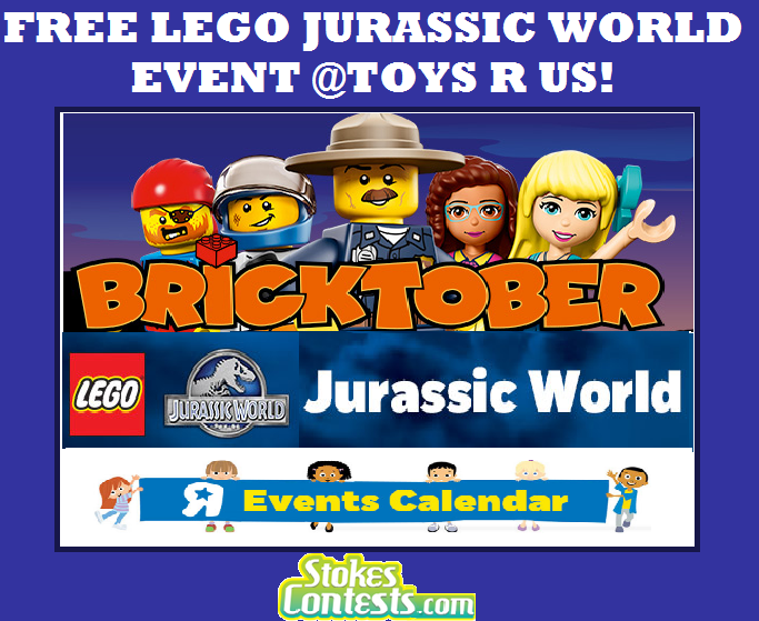 Image FREE LEGO Jurassic World Event @Toys R Us!