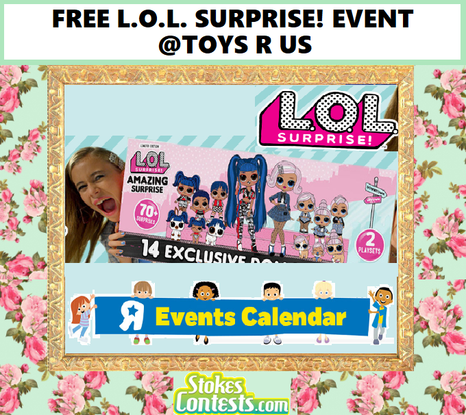 Image FREE L.O.L. Surprise! Events @Toys R Us!