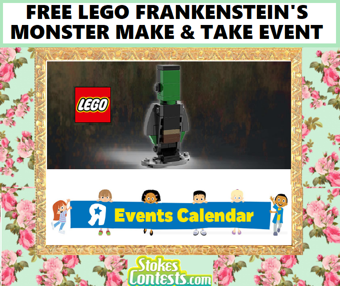 Image FREE LEGO Frankenstein’s Monster Make & Take Event @Toys R Us
