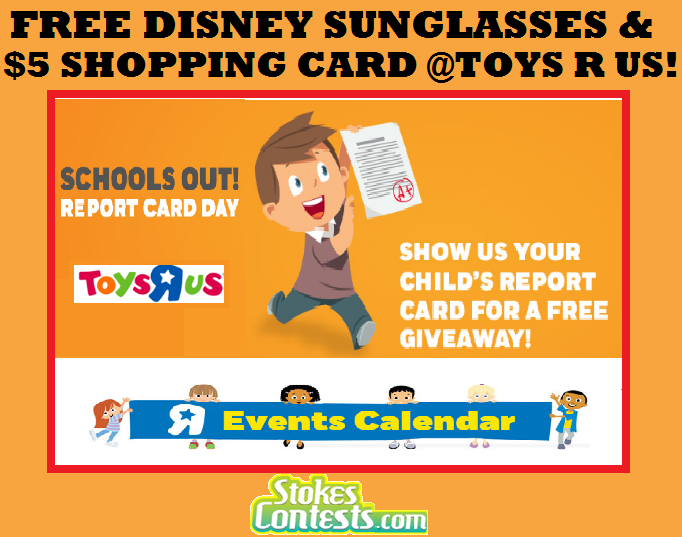 Image FREE Disney Sunglasses PLUS $5 Shopping Card @Toys R Us!